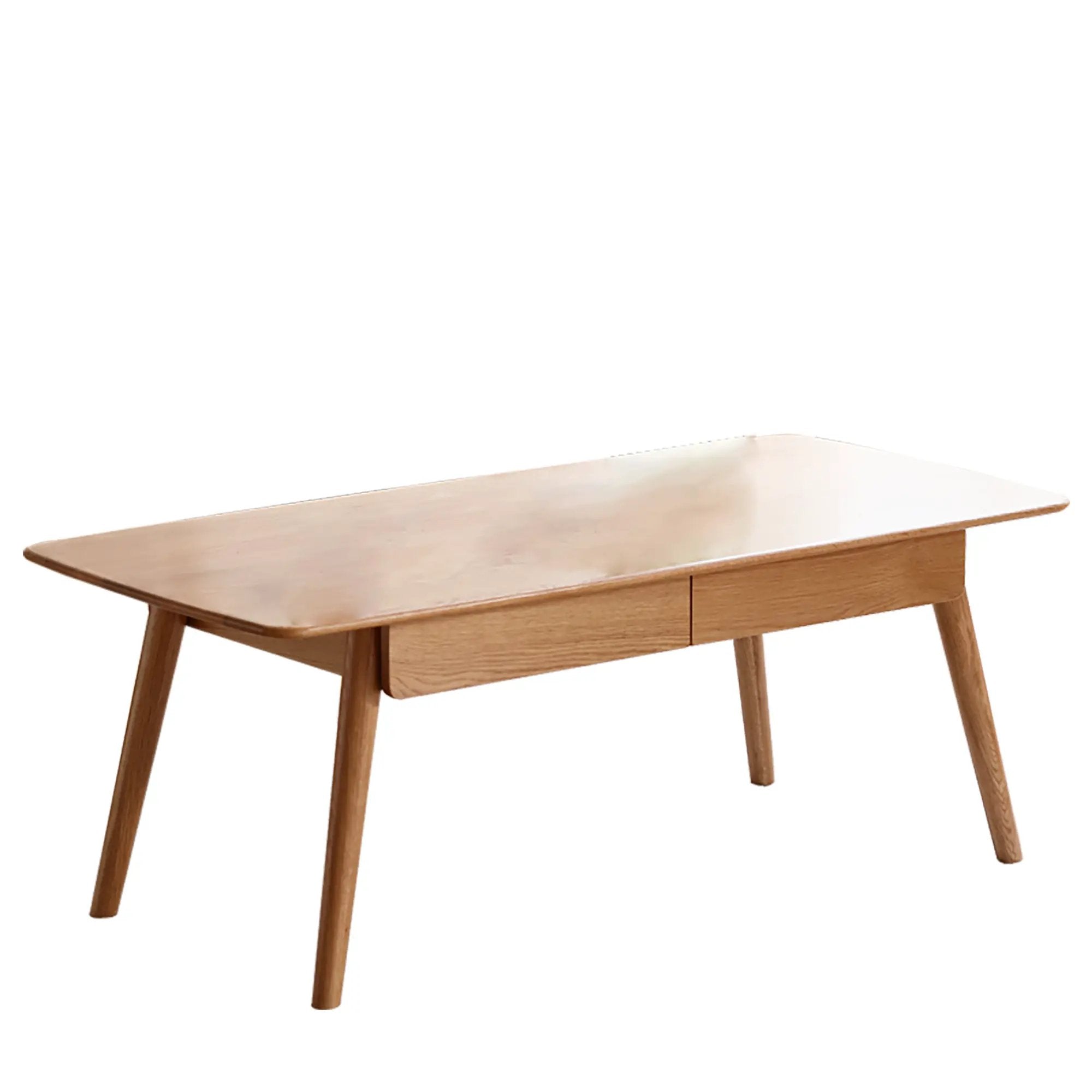 Solid Wood Center Coffee Table with Storage by HouseOfZazla