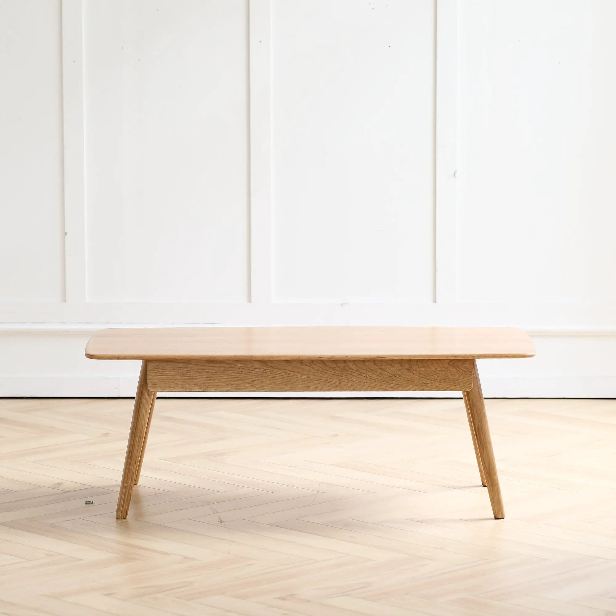 Solid Wood Center Coffee Table with Storage by HouseOfZazla