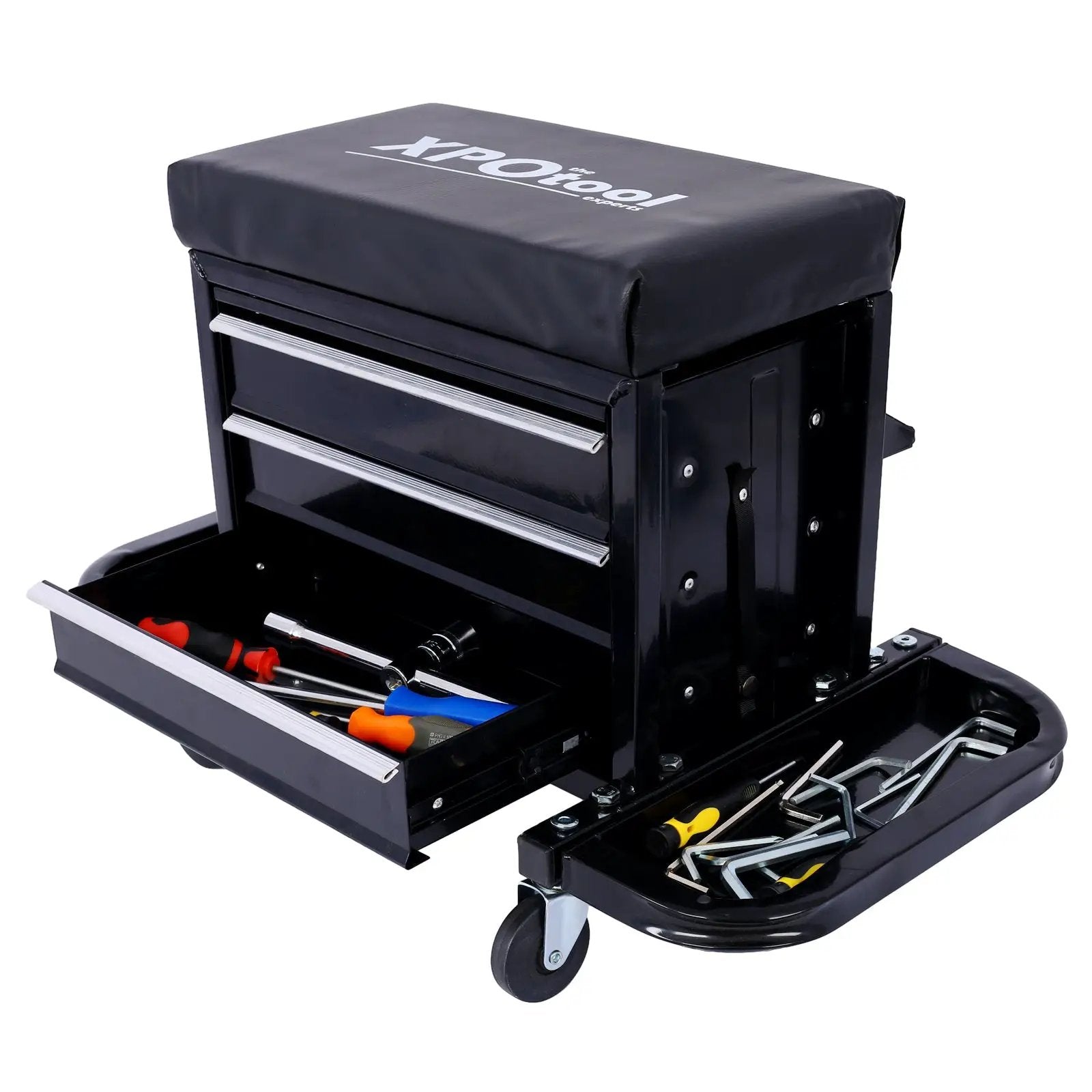 350-Pound Capacity Garage Glider Rolling Tool Chest Seat by HouseOfZazla