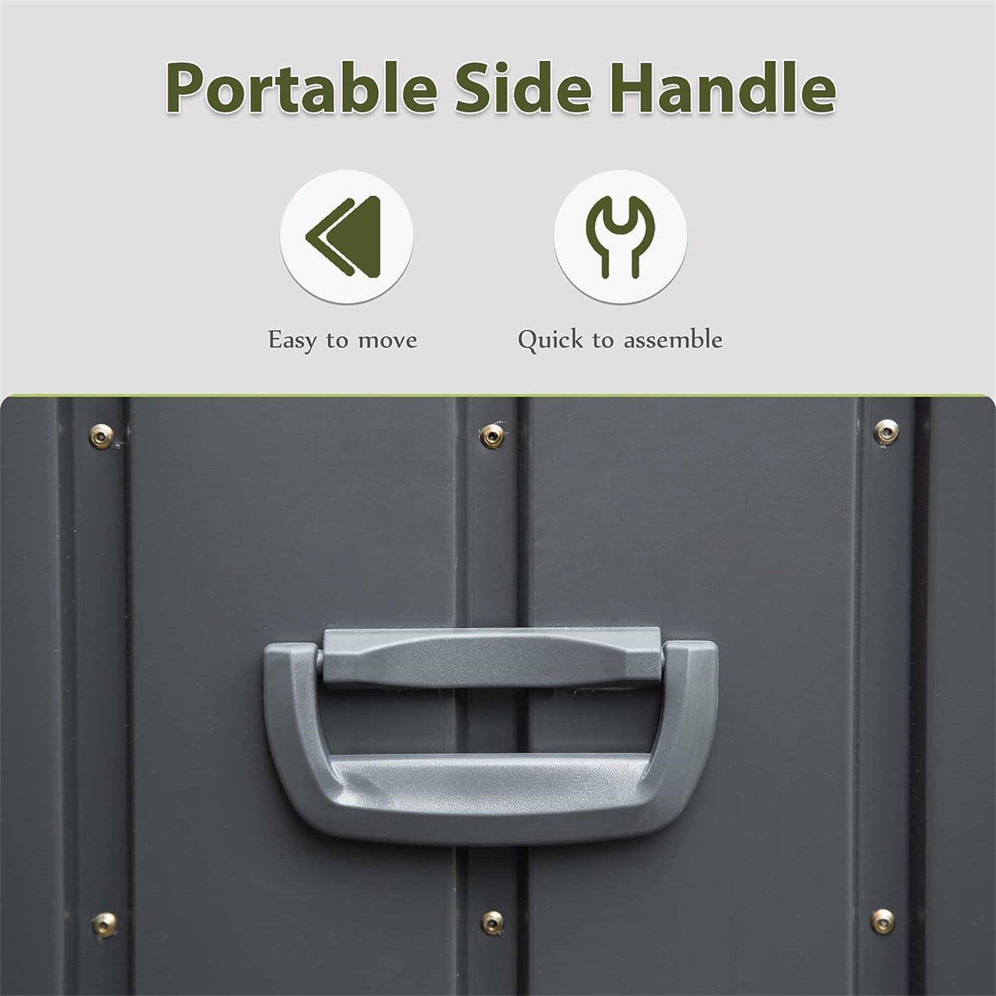 160 Gallon Outdoor Storage Deck Box Waterproof, Large Patio Storage Bin by HouseOfZazla
