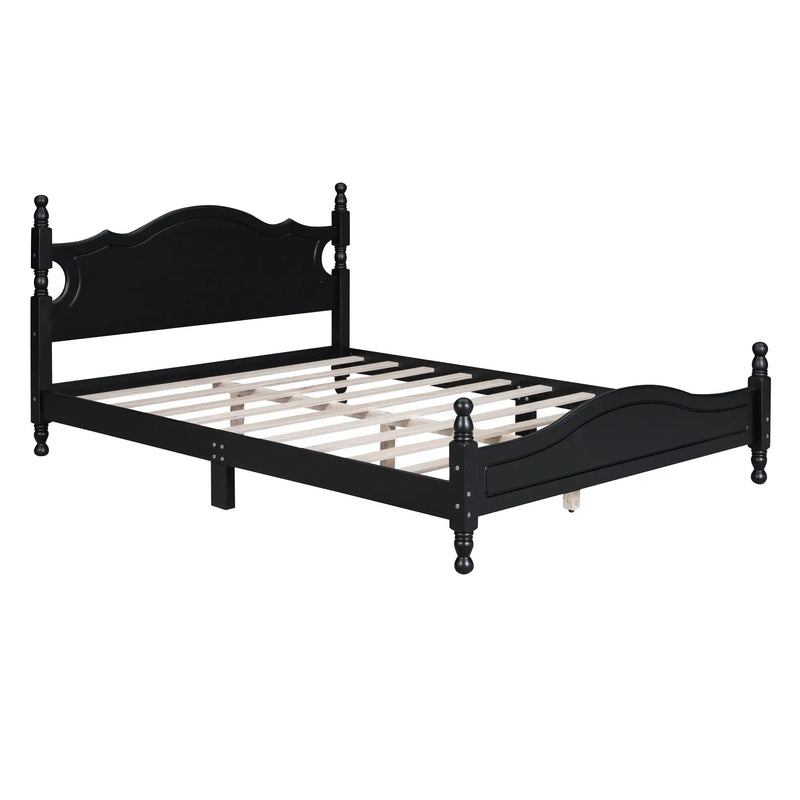 Queen Size Wood Platform Bed Frame by HouseOfZazla