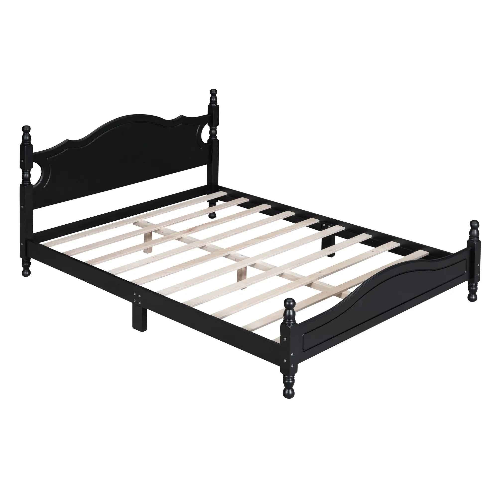 Queen Size Wood Platform Bed Frame by HouseOfZazla