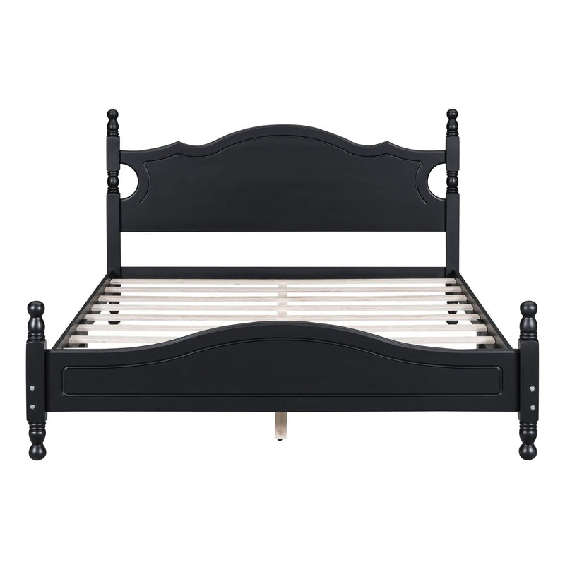 Queen Size Wood Platform Bed Frame by HouseOfZazla