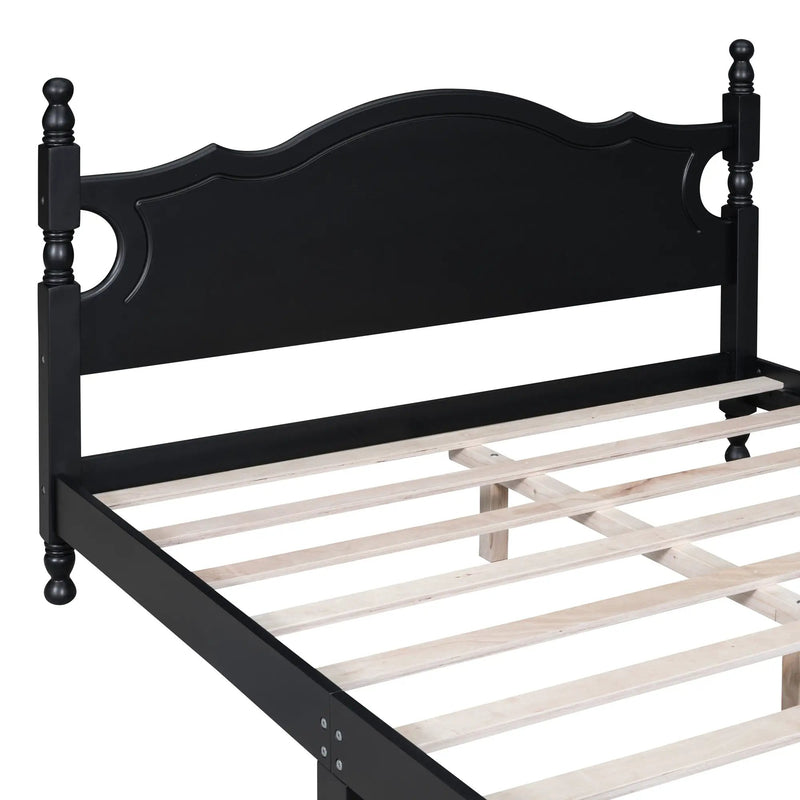 Queen Size Wood Platform Bed Frame by HouseOfZazla