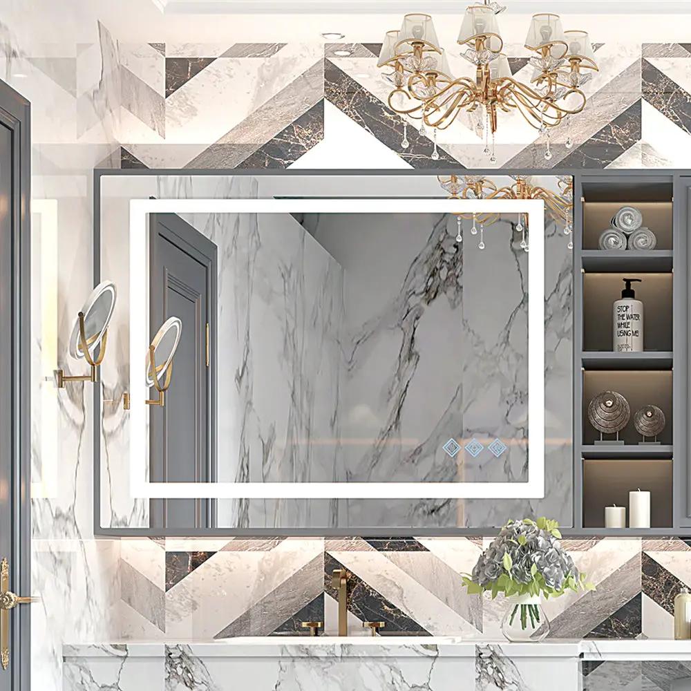 48x36 Inch LED Bathroom Mirror by HouseOfZazla