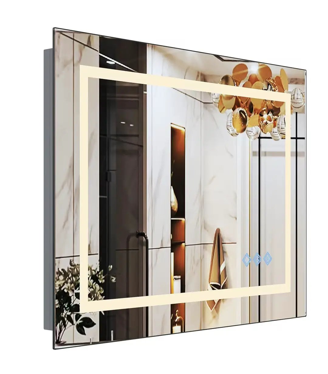 48x36 Inch LED Bathroom Mirror by HouseOfZazla