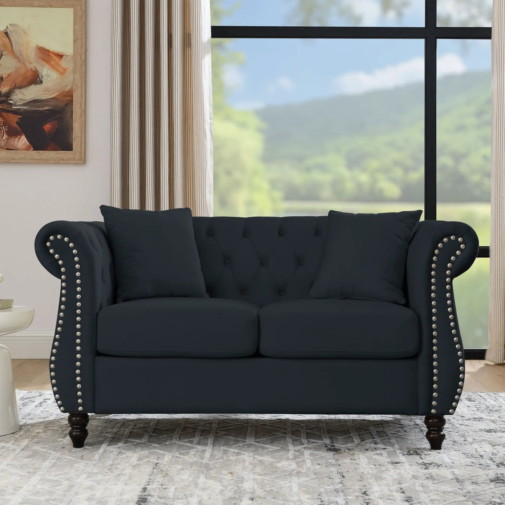 58.8" Chesterfield Sofa by HouseOfZazla