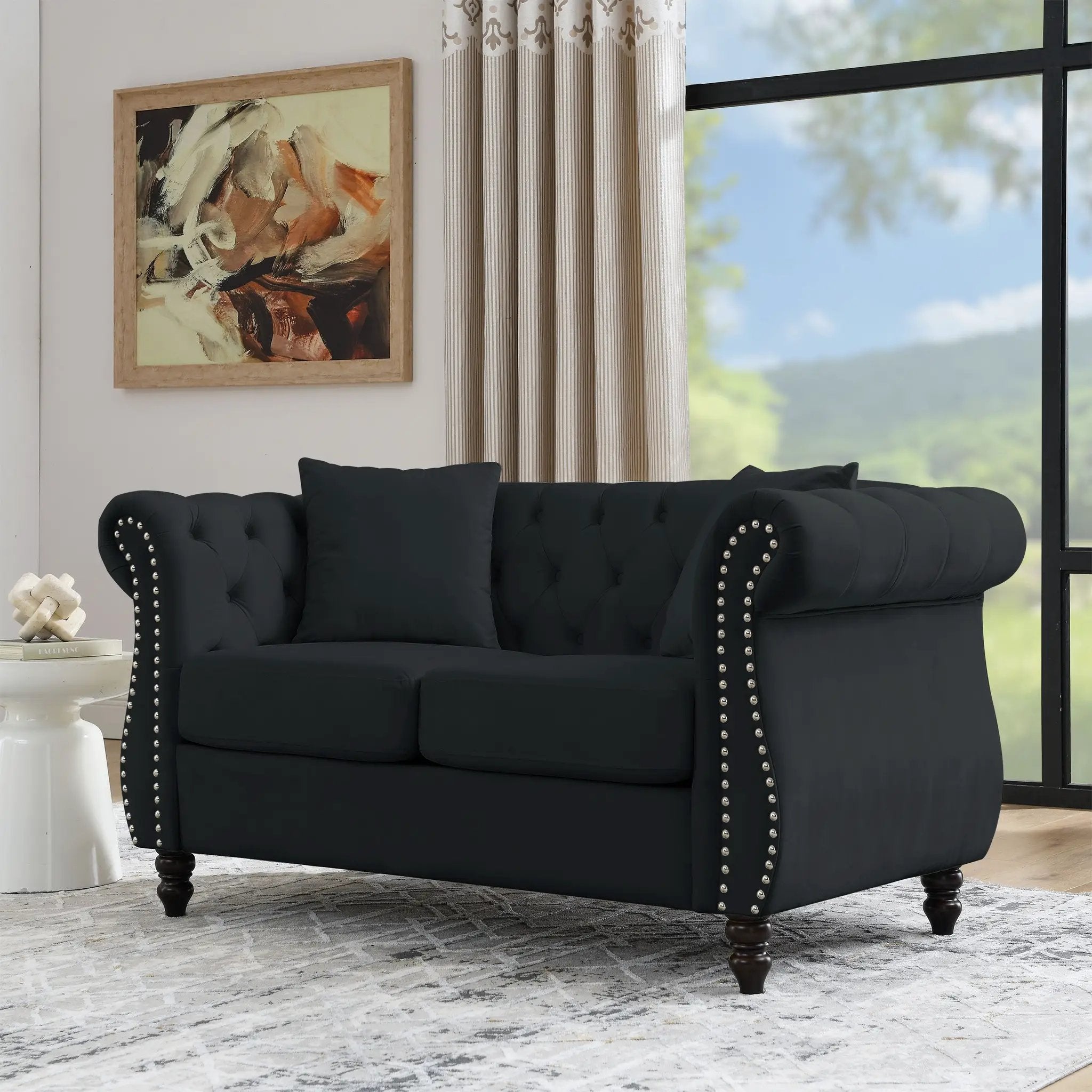 58.8" Chesterfield Sofa by HouseOfZazla