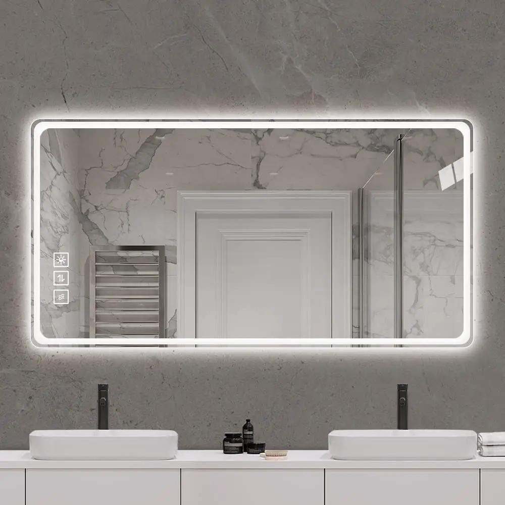 40x32 Inch LED Bathroom Mirror Vanity Mirrors by HouseOfZazla