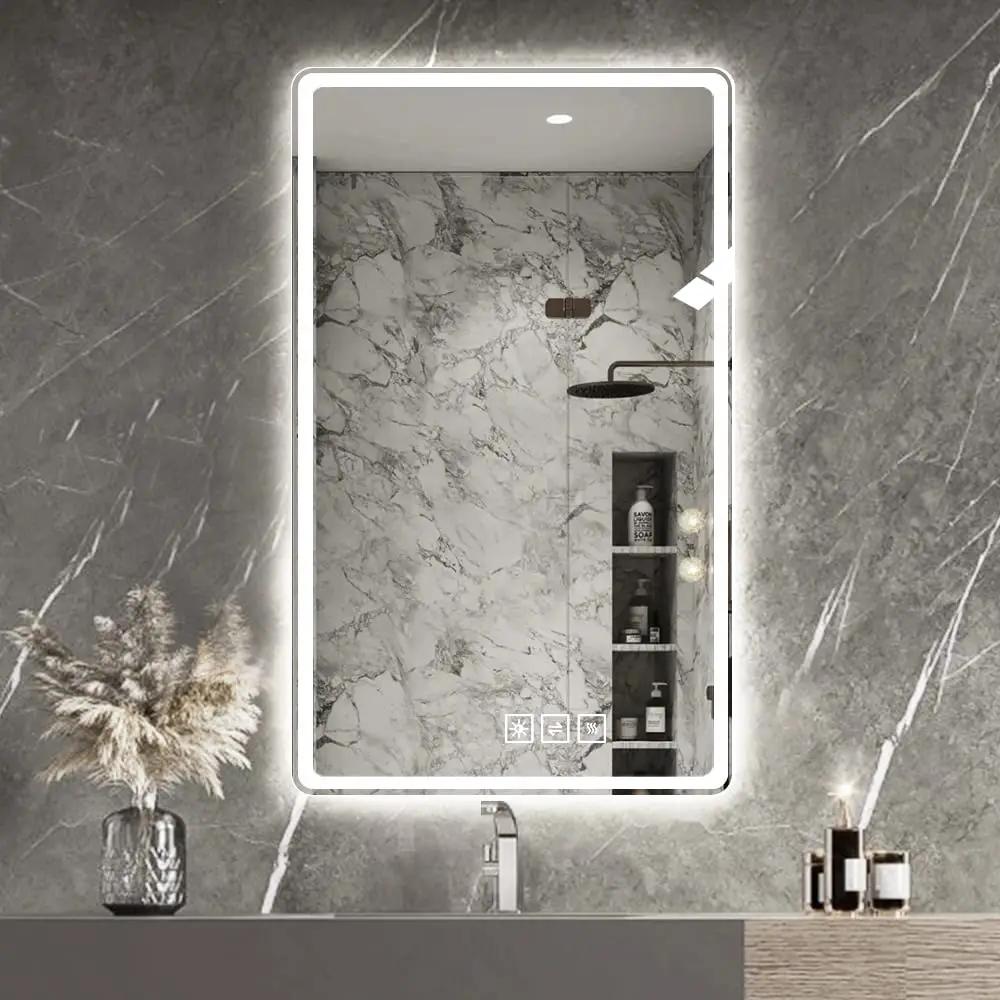 40x32 Inch LED Bathroom Mirror Vanity Mirrors by HouseOfZazla