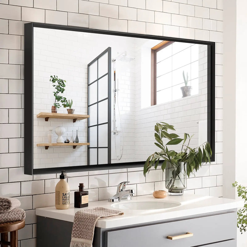 Glossy Bathroom Mirror by HouseOfZazla