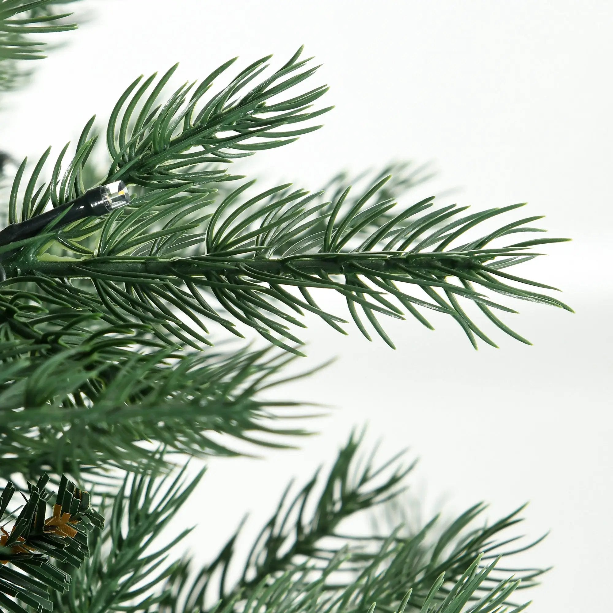 HOMCOM 6Ft Tall Prelit Artificial Christmas Tree Holiday Décor by HouseOfZazla