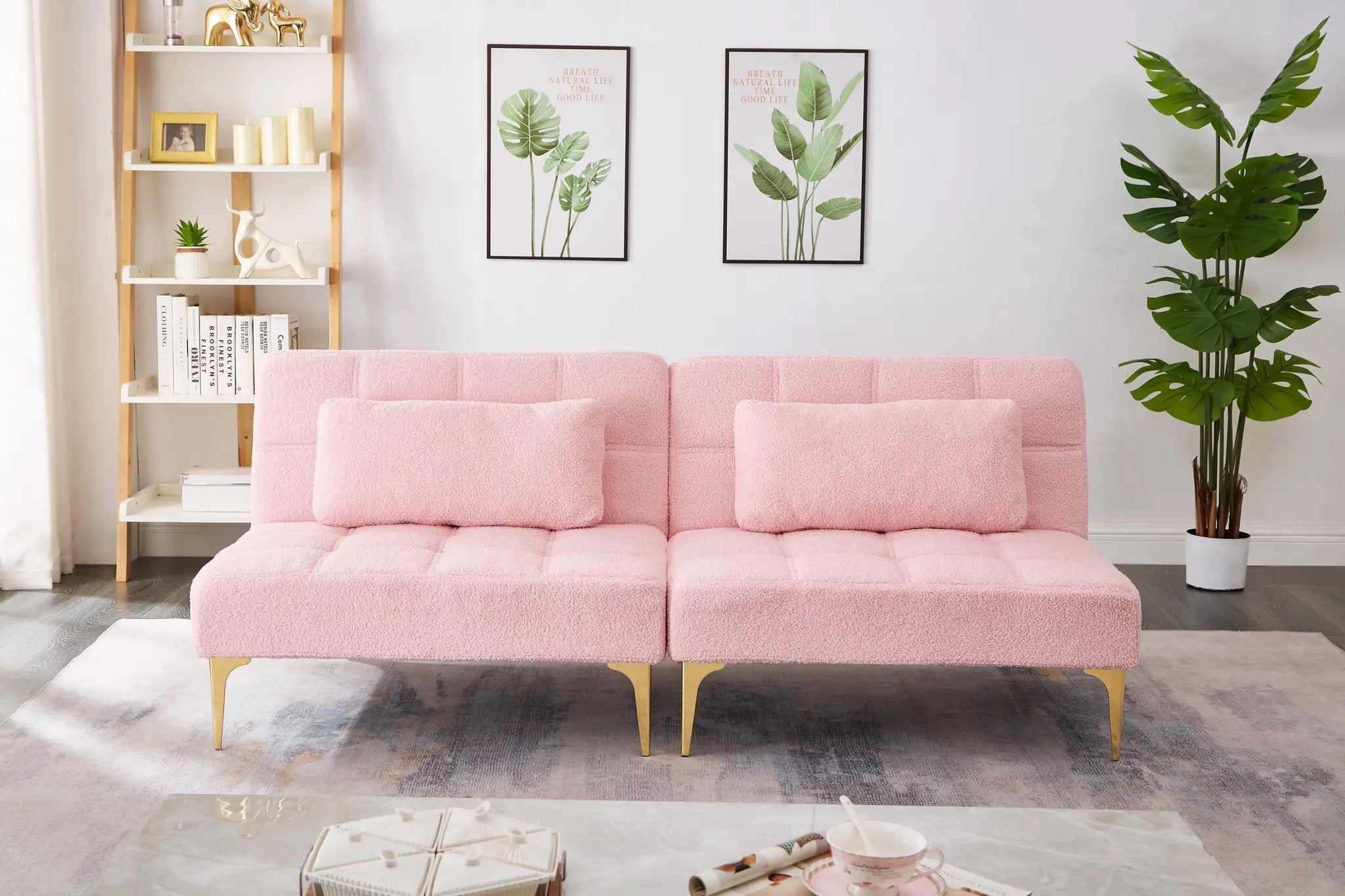 71" Convertible Sofa Bed Futon by HouseOfZazla