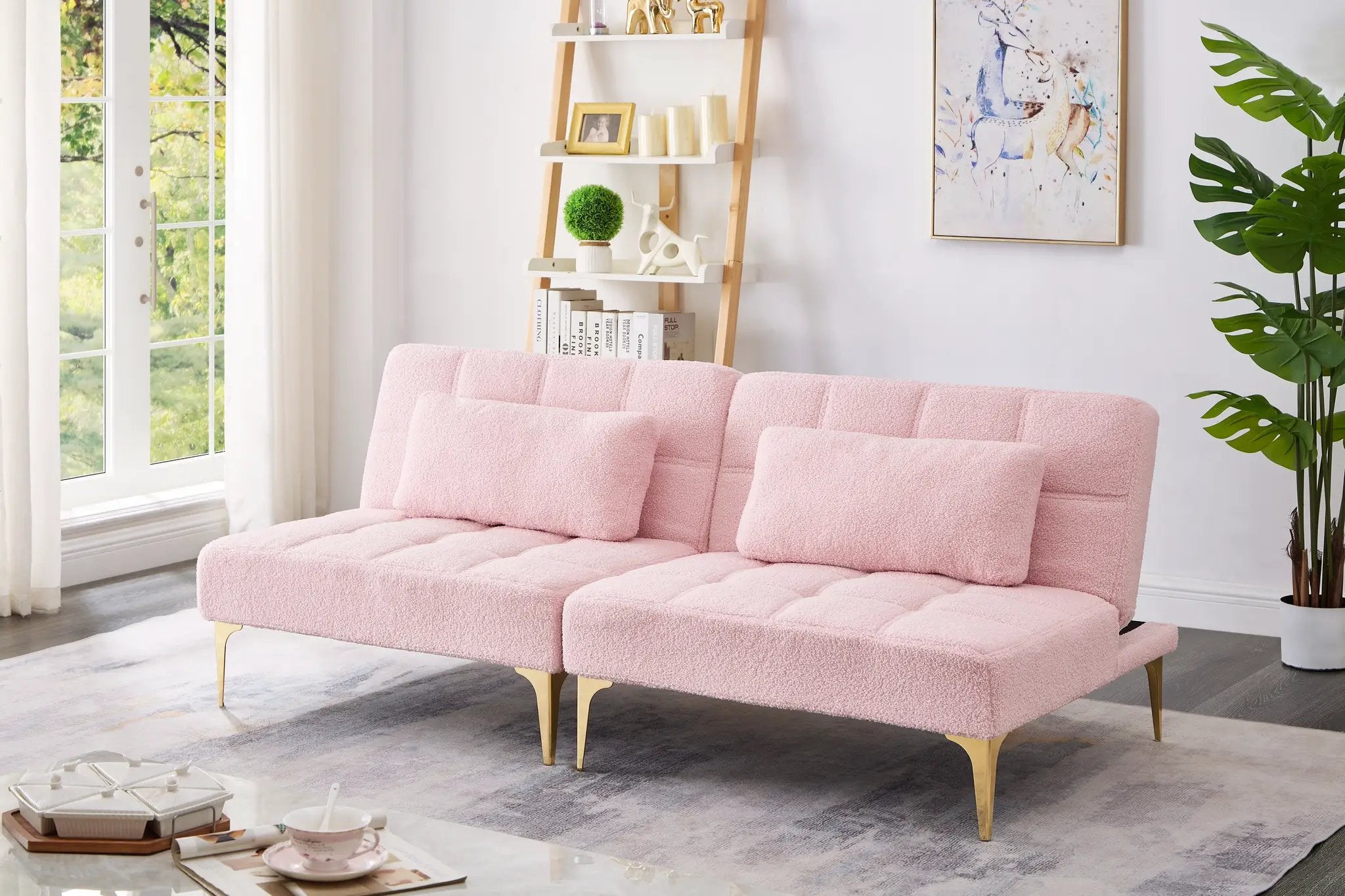 71" Convertible Sofa Bed Futon by HouseOfZazla