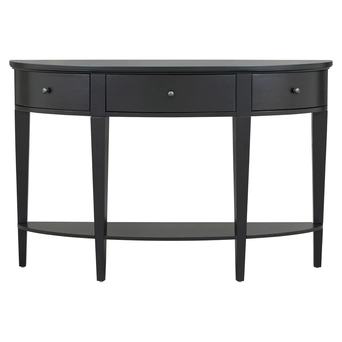 U-Style Modern Curved Console Table with 3 Drawers by HouseOfZazla