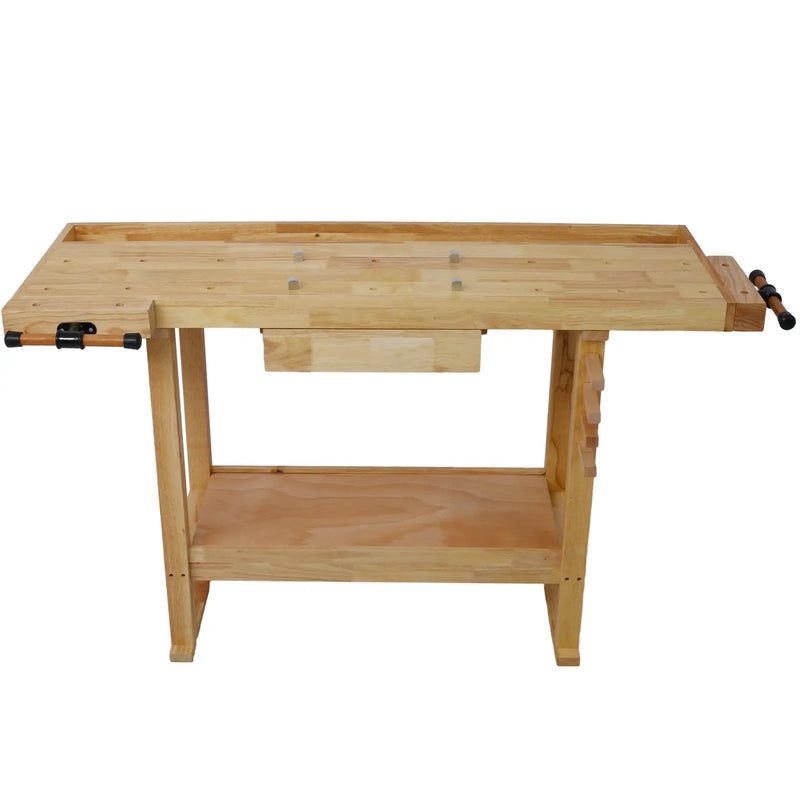 55-Inch Wood Workbench with Bar Clamps Set by HouseOfZazla