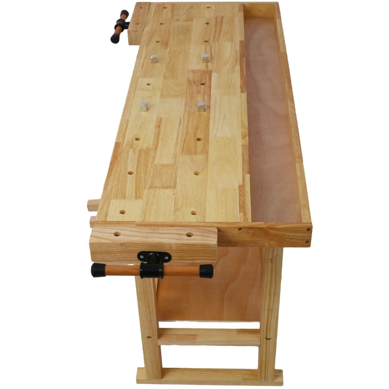 55-Inch Wood Workbench with Bar Clamps by HouseOfZazla