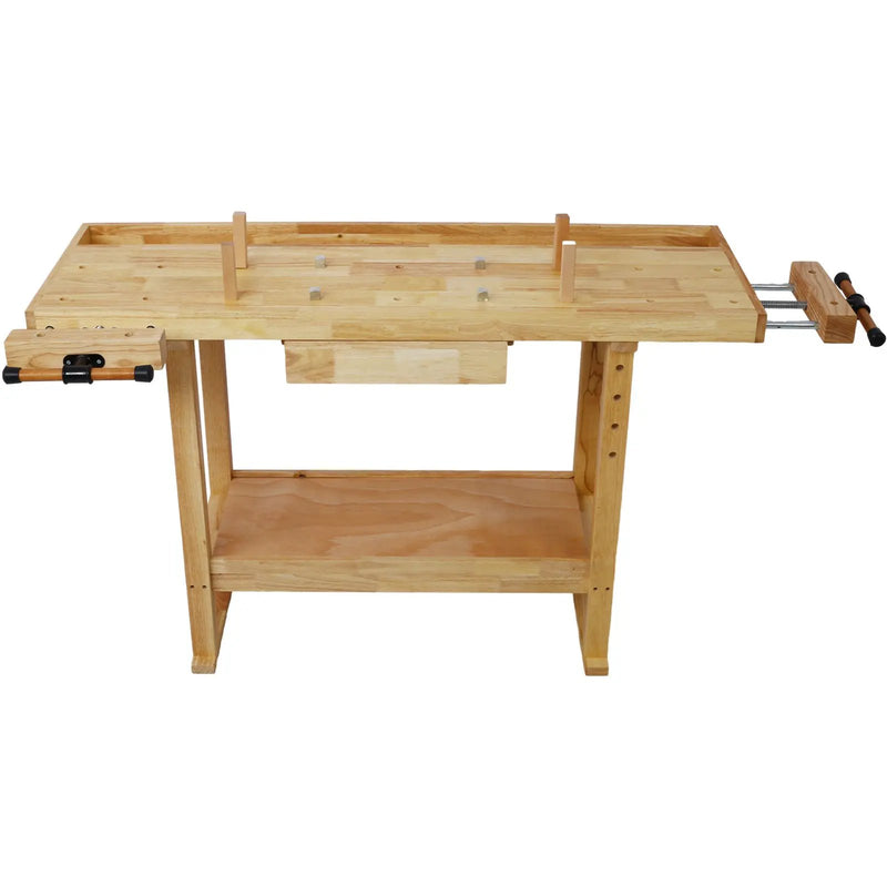 55-Inch Wood Workbench with Bar Clamps Set by HouseOfZazla