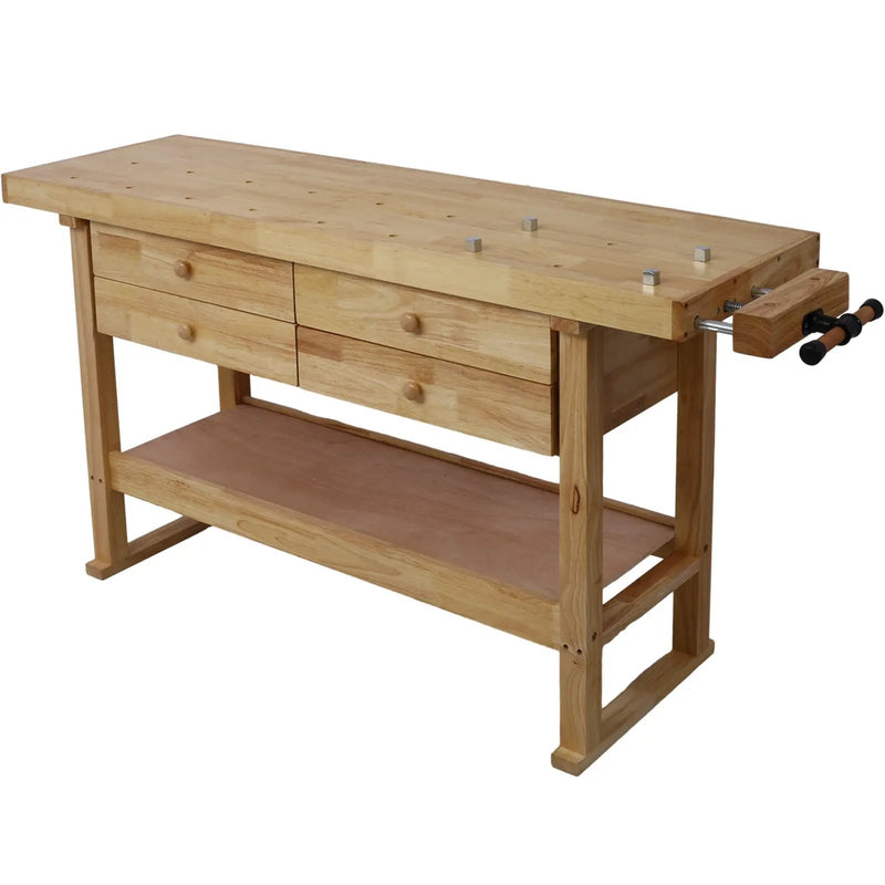 60-Inch Workbench with 4 Drawers and Bar Clamps by HouseOfZazla