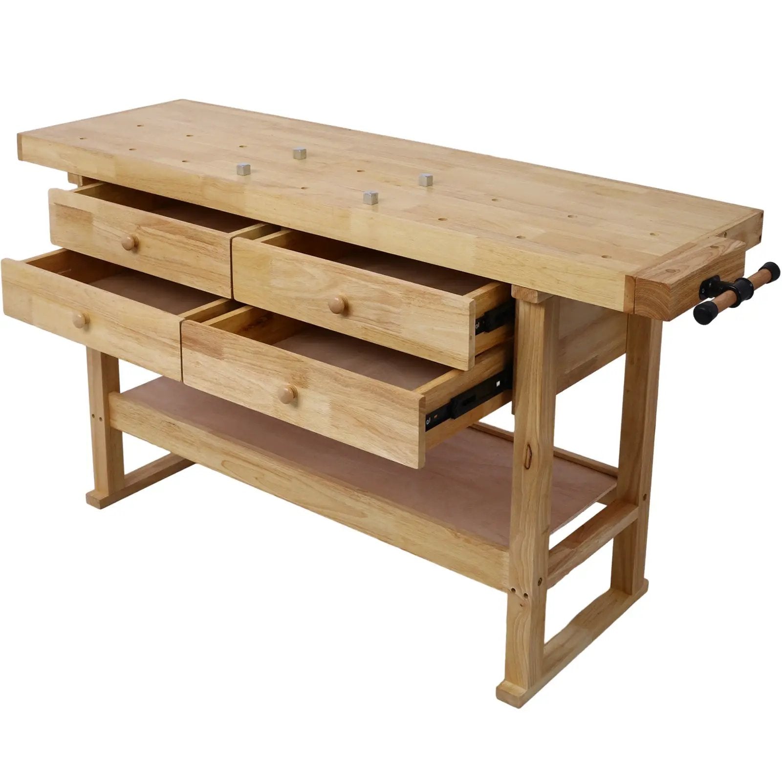 60-Inch Workbench with 4 Drawers and Bar Clamps by HouseOfZazla