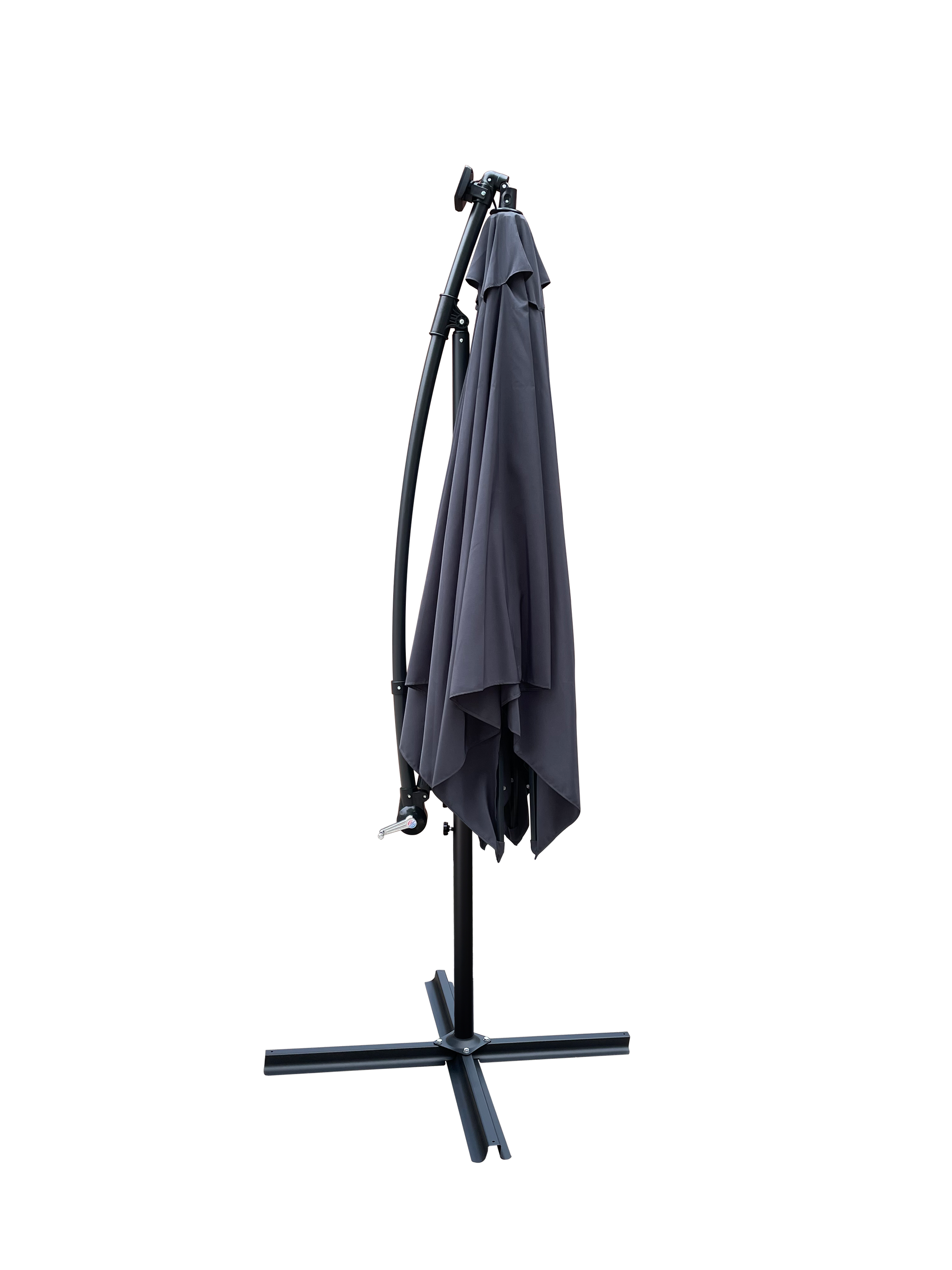 Square 2.5x2.5M Outdoor Patio Umbrella with Solar LED Lights by HouseOfZazla