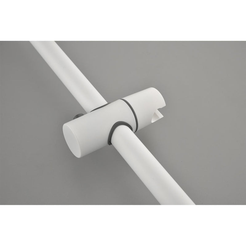 Shower System with Shower Head, Hand Shower, Slide Bar, Bodysprays, Shower Arm, Hose, Valve Trim, and Lever Handles by HouseOfZazla