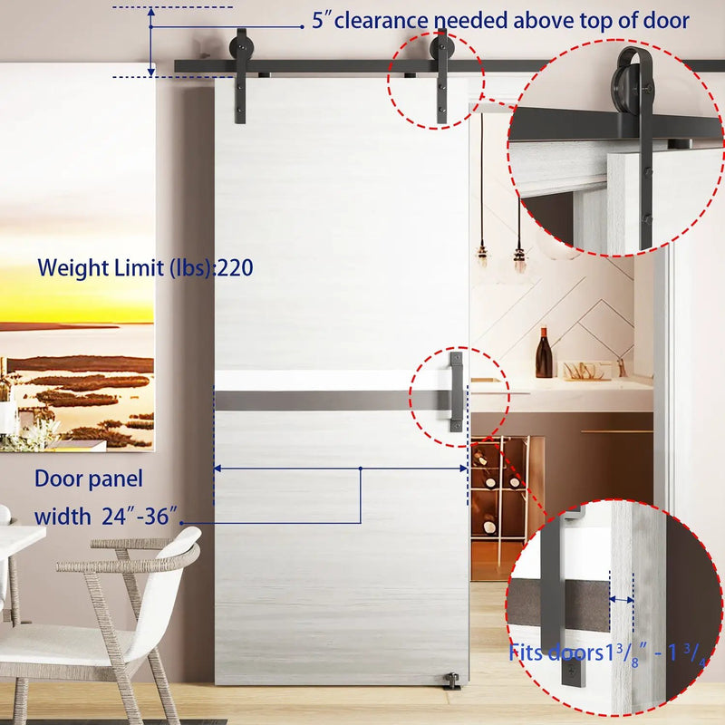 CRAZY ELF 28" x 84" Melamine Integrated Door Slab by HouseOfZazla