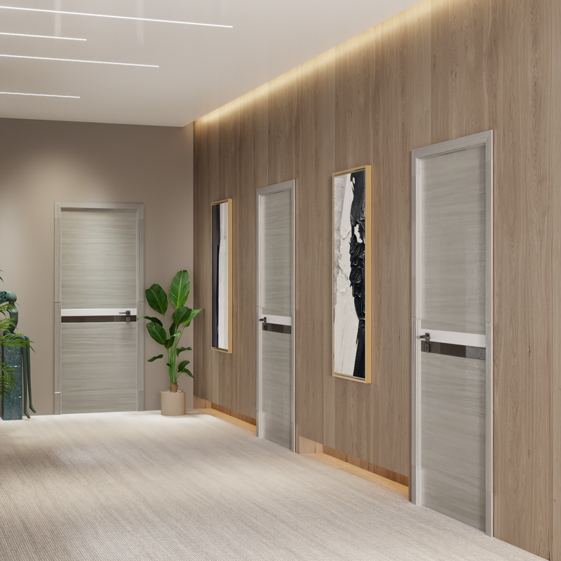 Crazy Elf 32" x 84" Melamine Integrated Door Slab by HouseOfZazla
