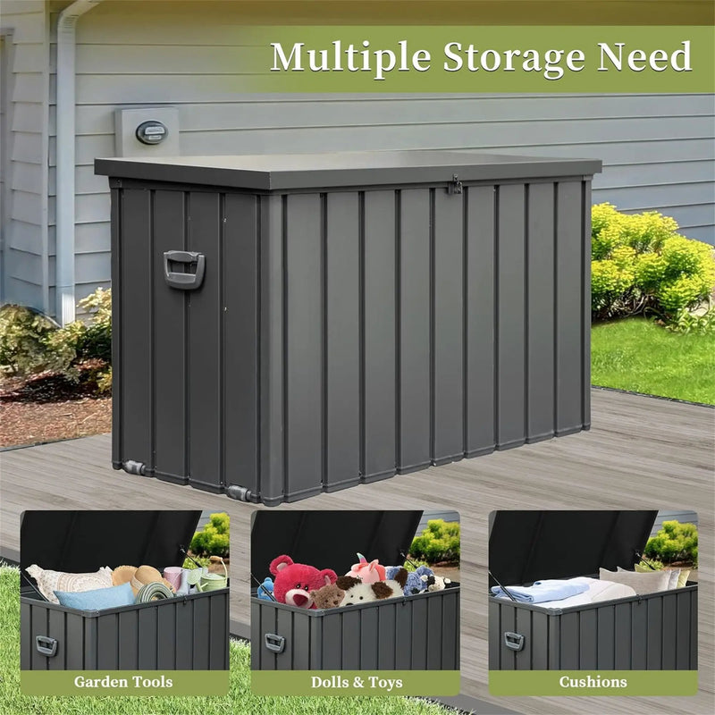 200 Gallon Outdoor Storage Deck Box by HouseOfZazla