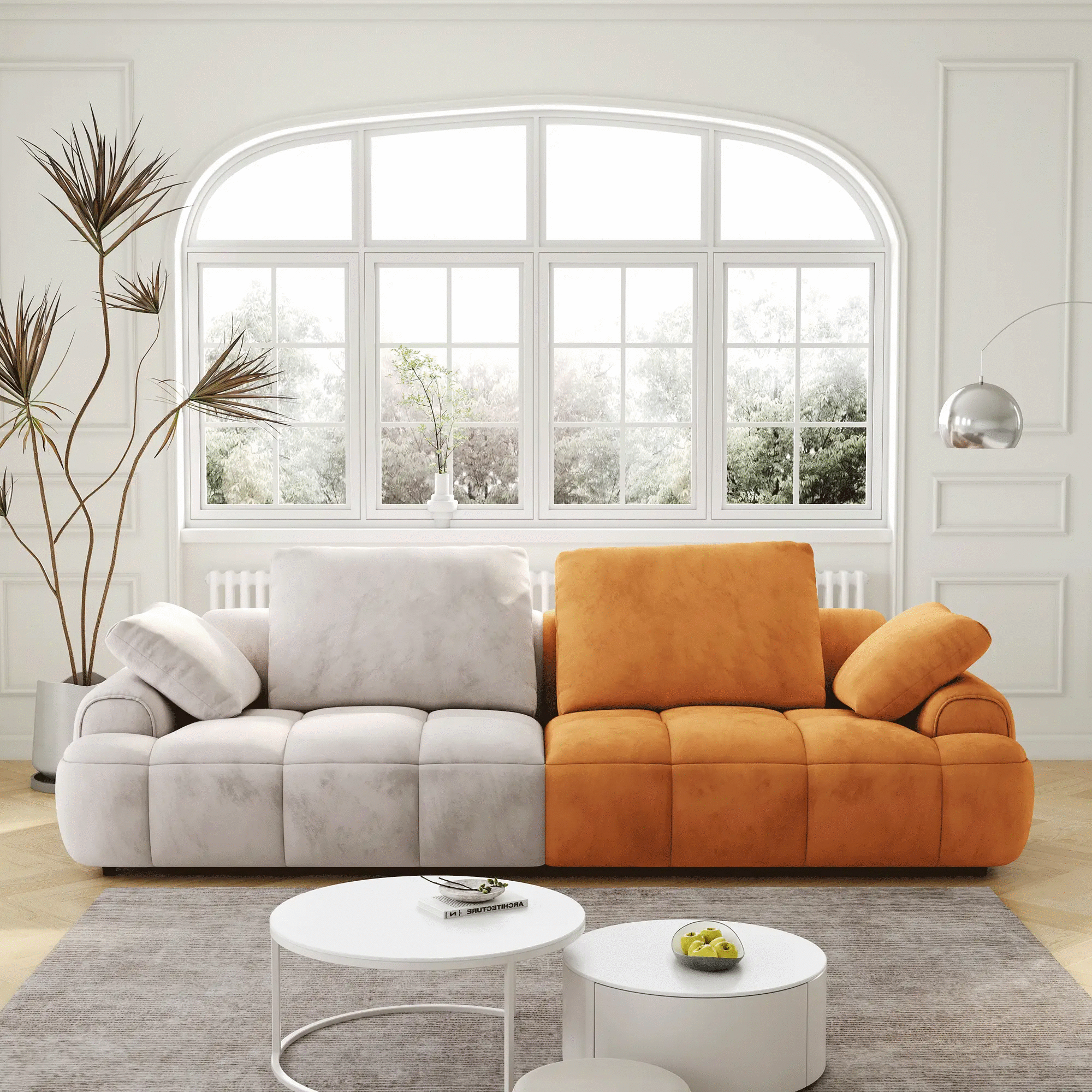 86.6″ Large Two Seat Sofa by HouseOfZazla