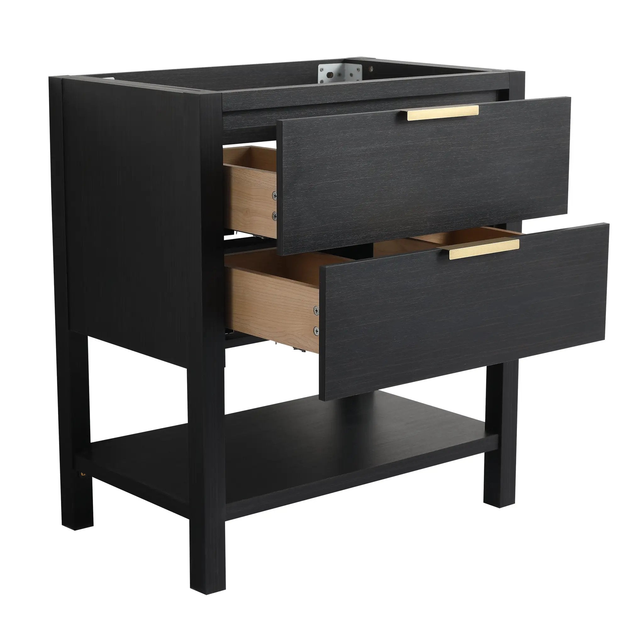 30 Inch Bathroom Vanity Plywood With 2 Drawers by HouseOfZazla