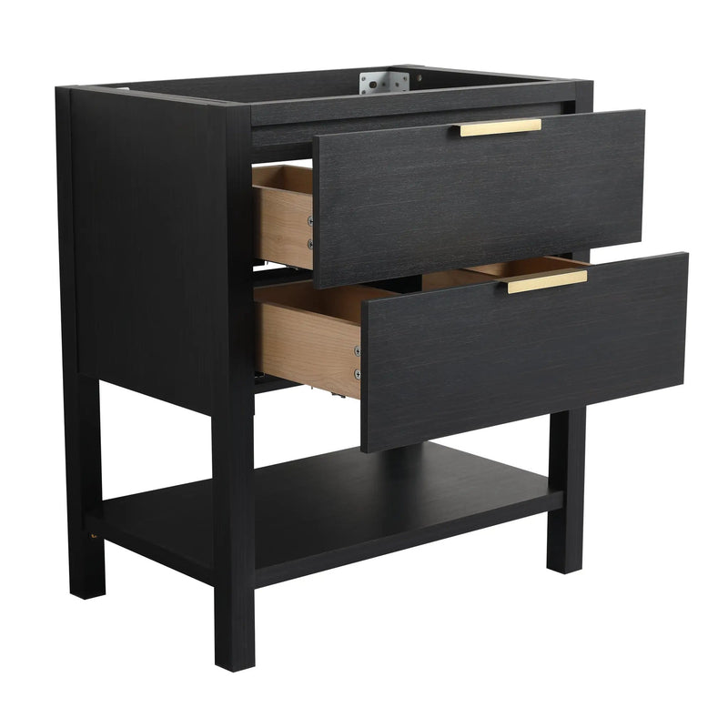 30 Inch Bathroom Vanity Plywood With 2 Drawers by HouseOfZazla