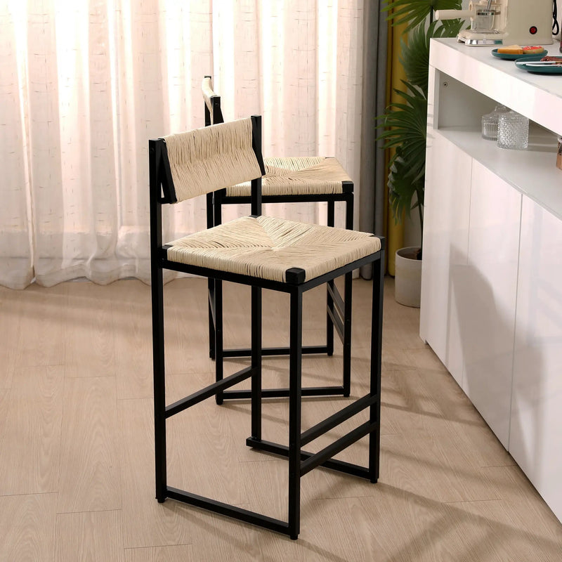 Creamy Bar Chairs Set of 2 by HouseOfZazla