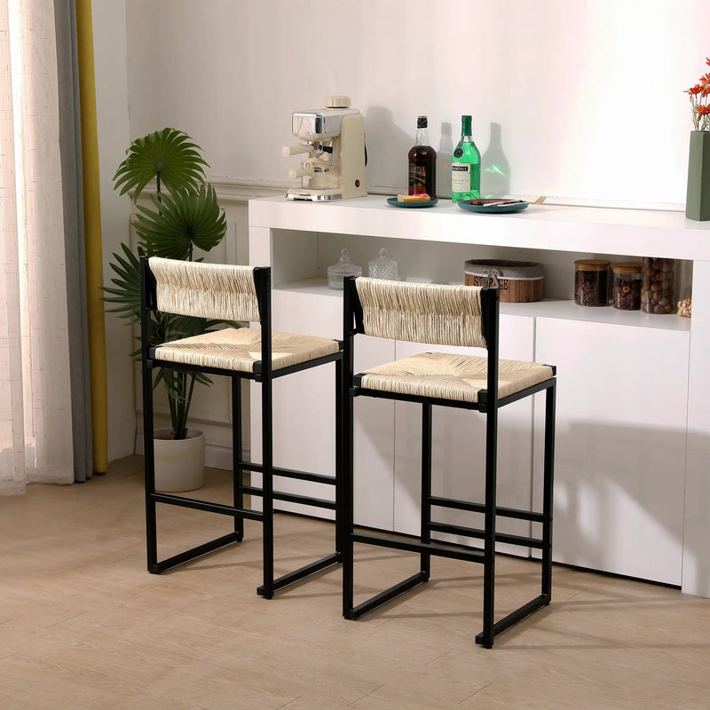 Creamy Bar Chairs Set of 2 by HouseOfZazla