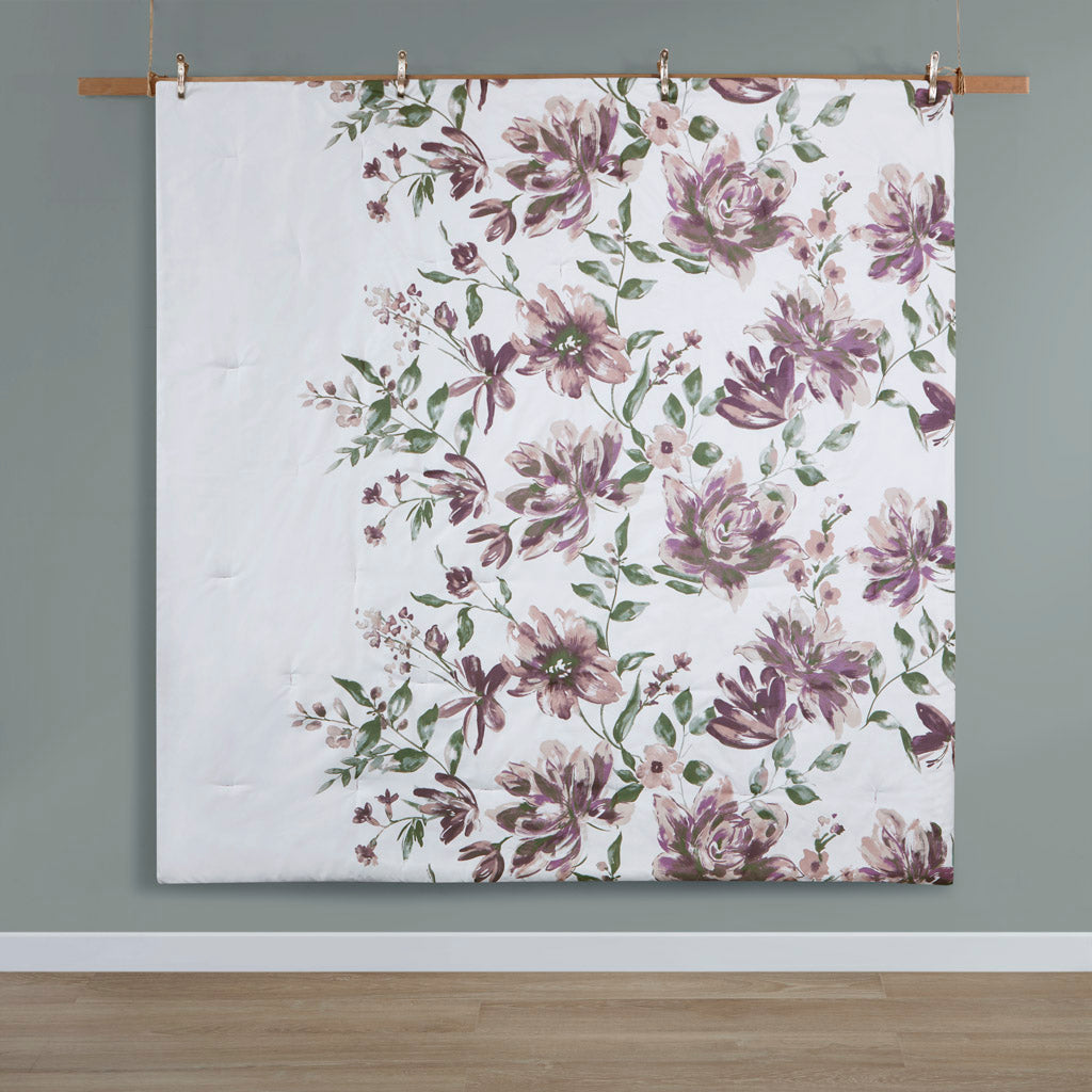 Queen Floral Comforter Set with Bed Sheets, photo 7 of 10