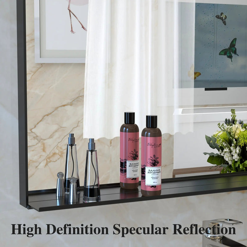 60" x 36" Oversized Modern Rectangle Bathroom Mirror by HouseOfZazla