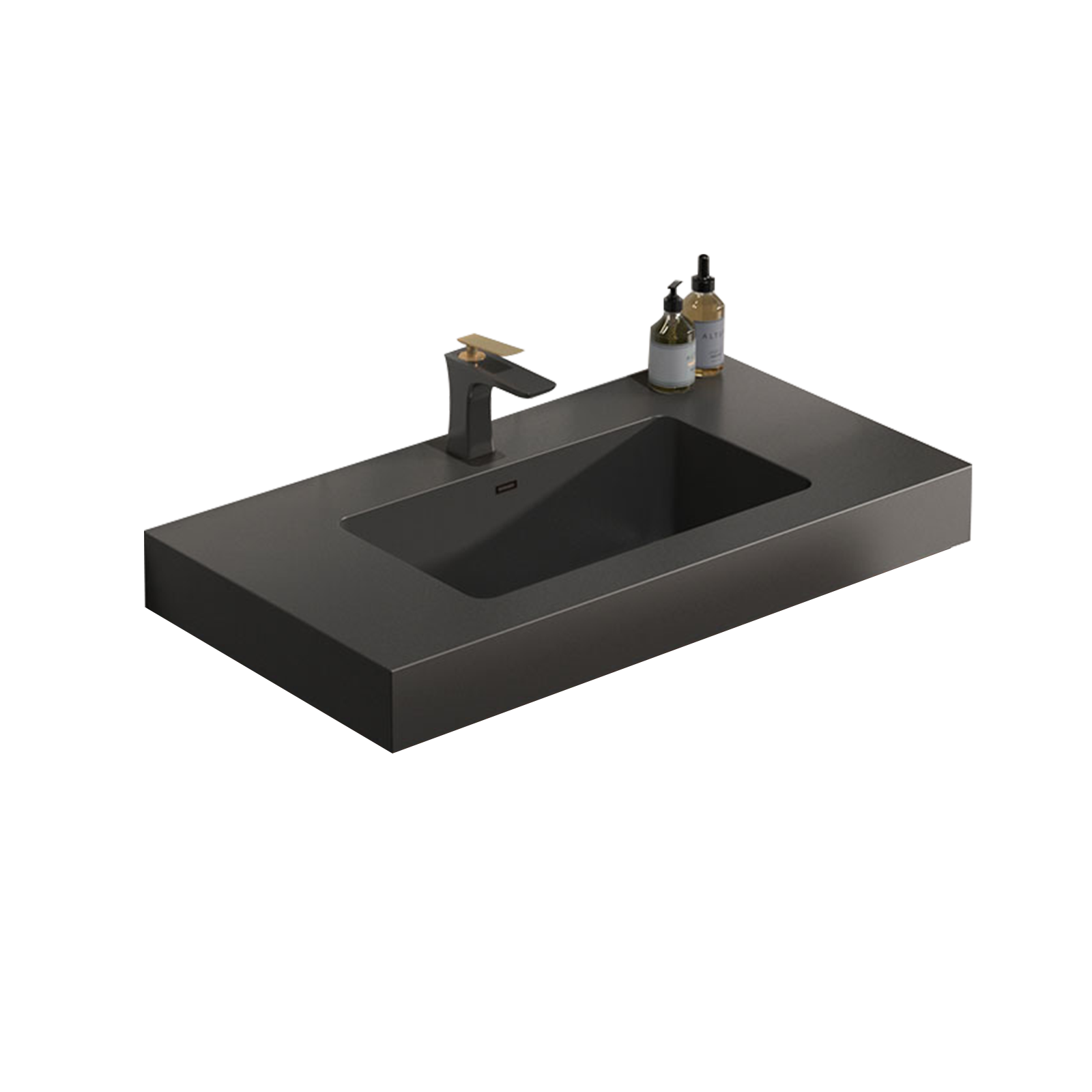 BB02-30-109 Integrated Engineered Solid Surface Basin Matt by HouseOfZazla