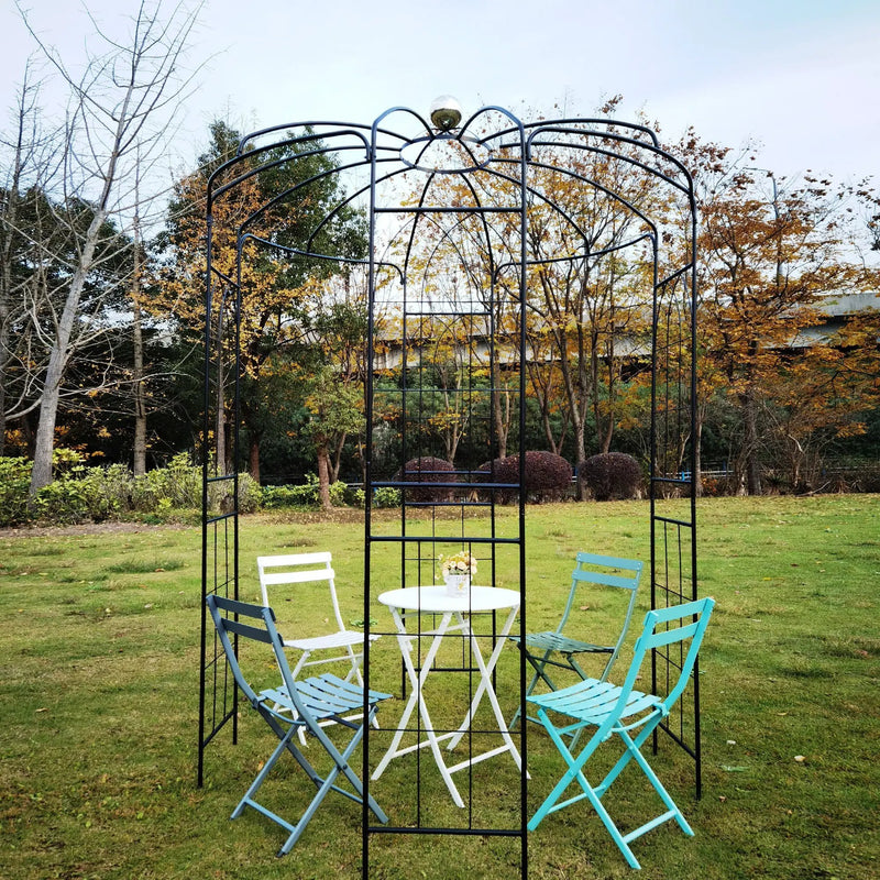 Metal Garden Arch Iron Garden Arbors Gazebo by HouseOfZazla