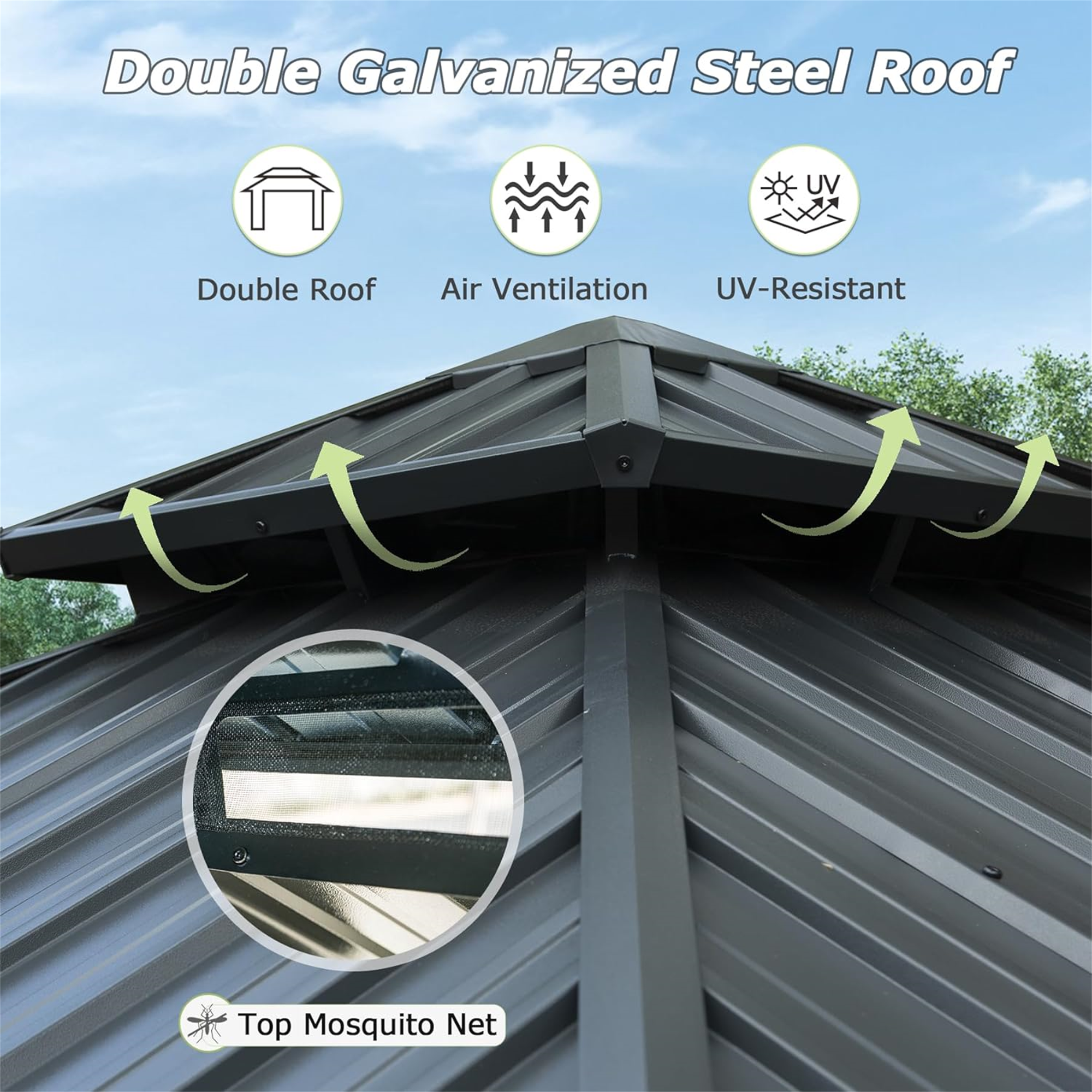 8' X 8' Hardtop Gazebo by HouseOfZazla