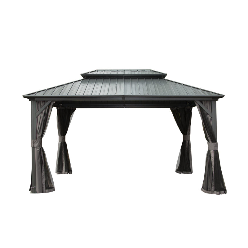 10' x 12' Hardtop Aluminum Gazebo by HouseOfZazla