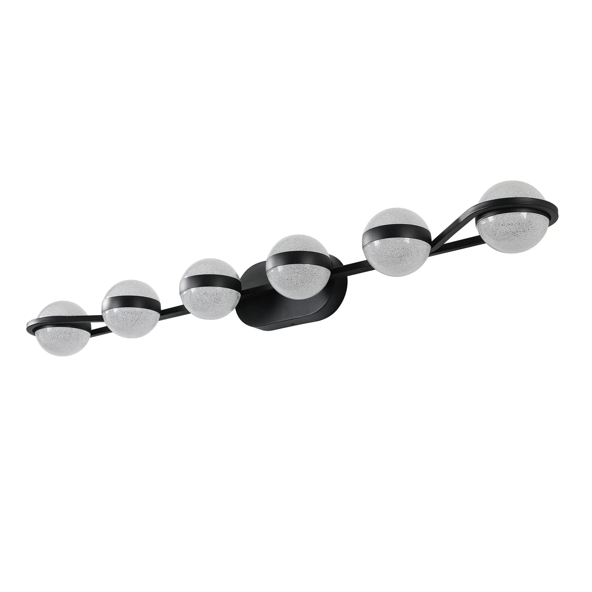 43" Black Minimalist LED Bathroom Vanity Light by HouseOfZazla