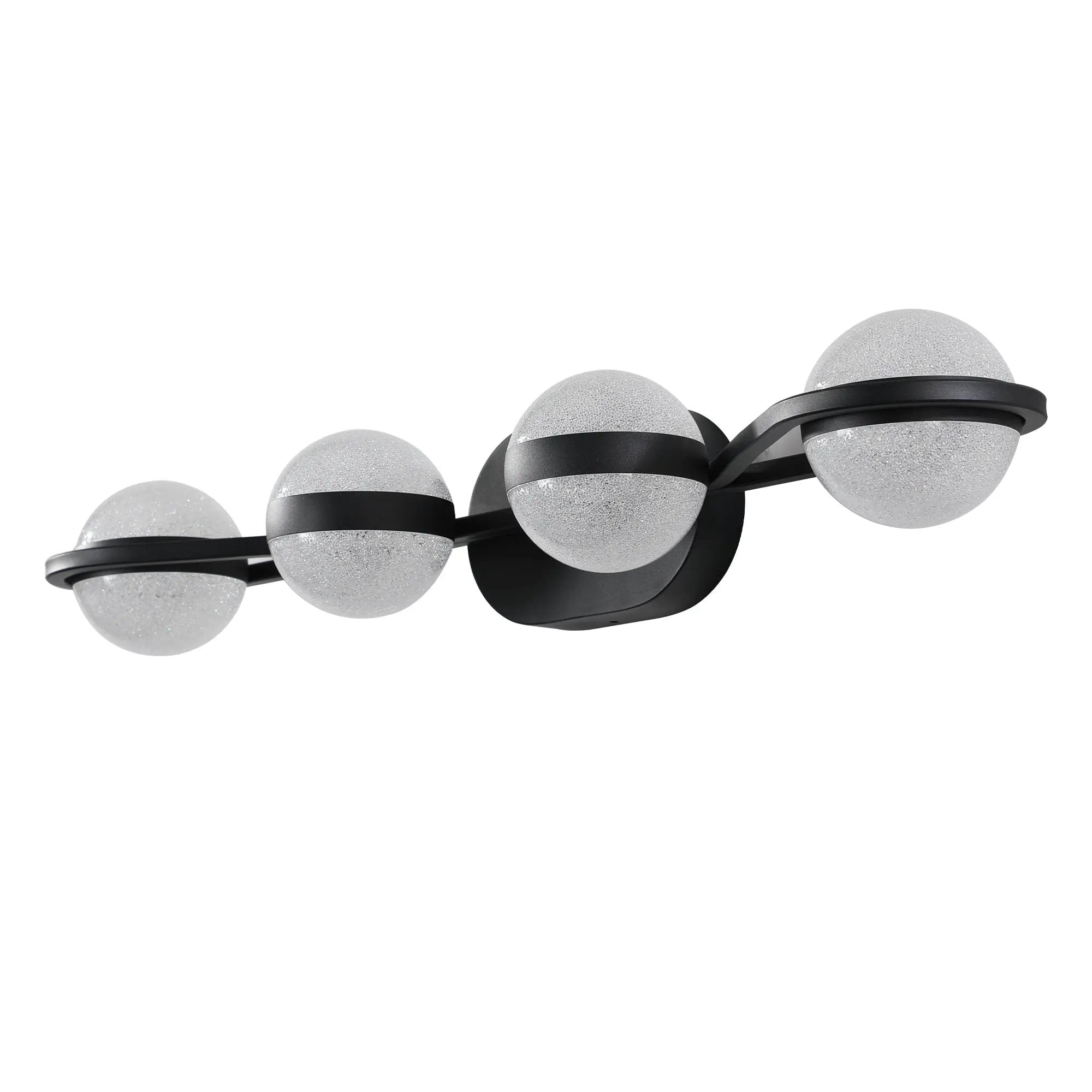 30" Black Minimalist LED Bathroom Vanity Light by HouseOfZazla
