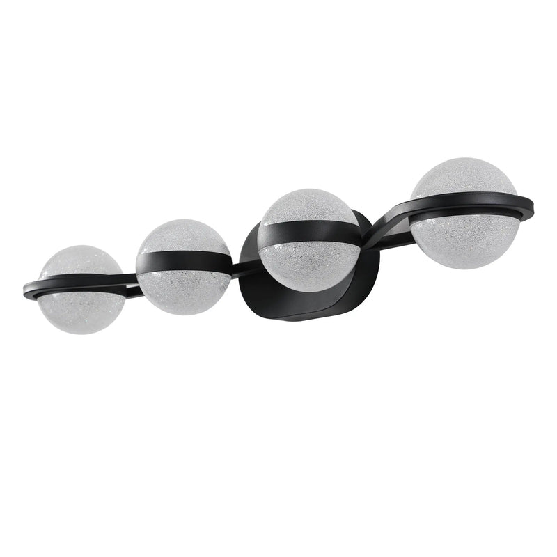 30" Black Minimalist LED Bathroom Vanity Light by HouseOfZazla