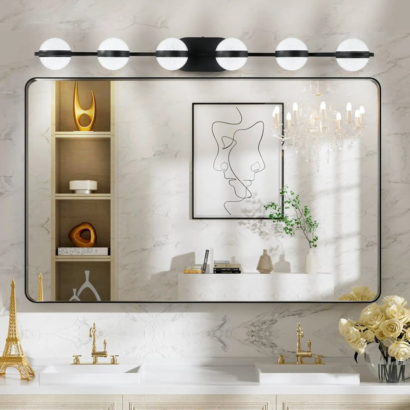 43" Black Minimalist LED Bathroom Vanity Light by HouseOfZazla
