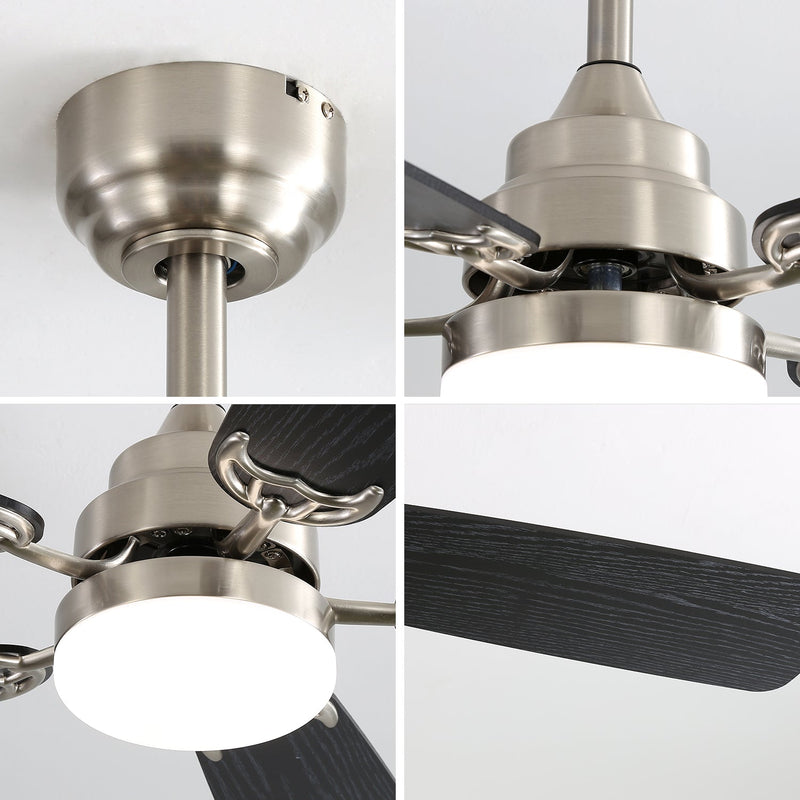 Modern 52-Inch LED Ceiling Fan With Remote Control by HouseOfZazla
