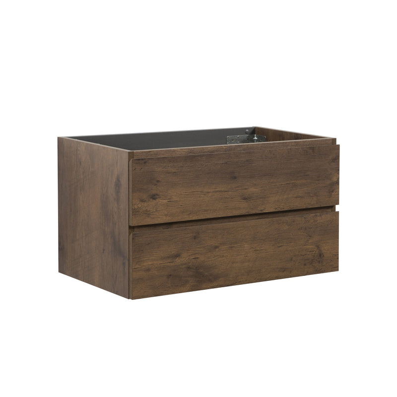 Alice 36W-105 Wall Mount Bathroom Vanity Cabinet Without Basin by HouseOfZazla