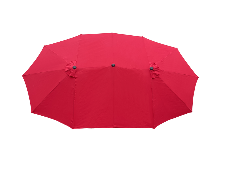 15Ft x 9Ft Double-Sided Patio Umbrella by HouseOfZazla