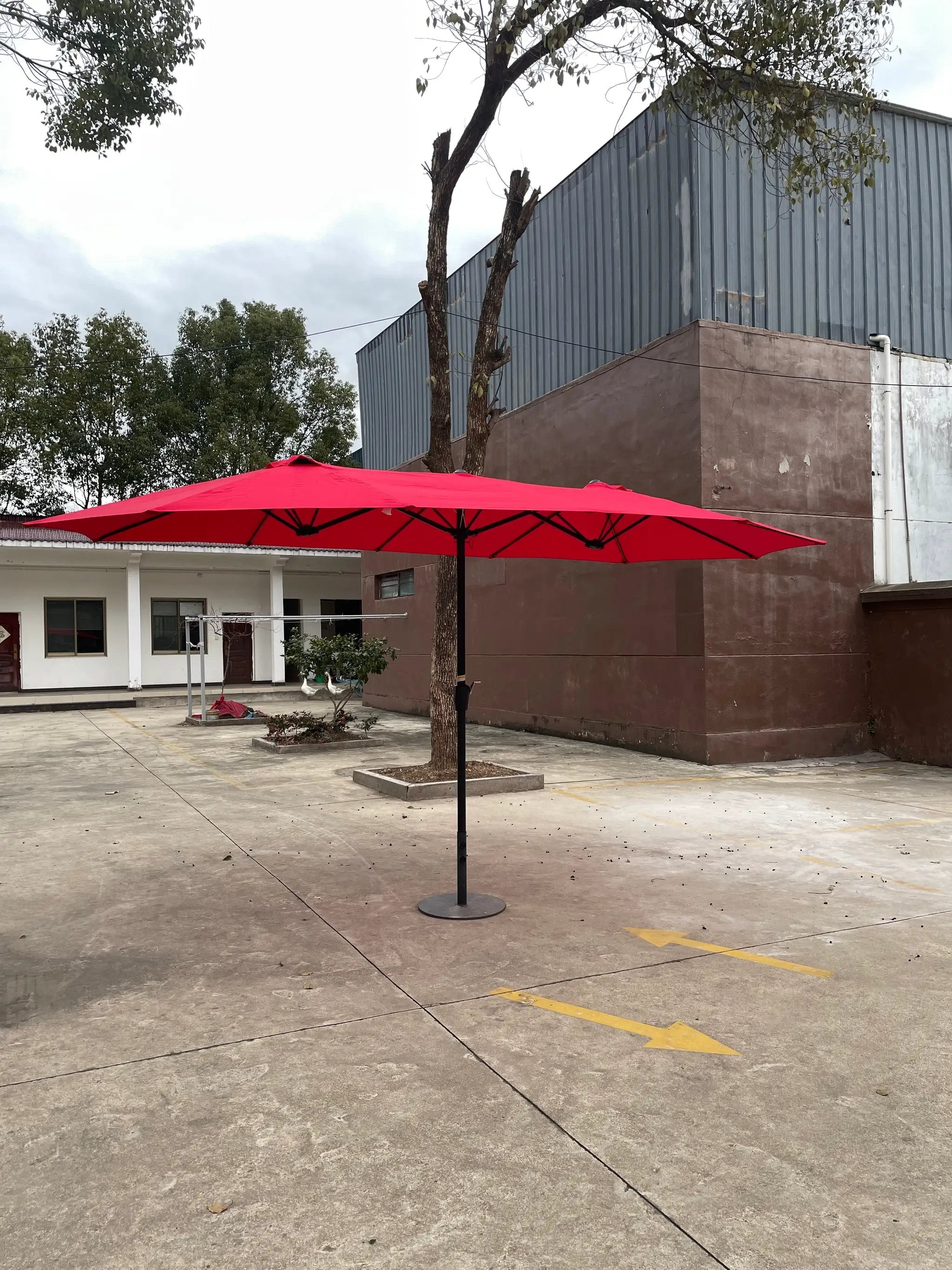 15Ft x 9Ft Double-Sided Patio Umbrella by HouseOfZazla