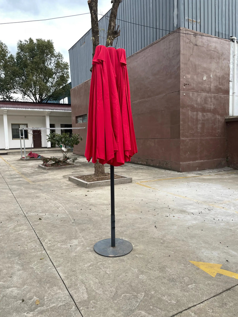 15Ft x 9Ft Double-Sided Patio Umbrella by HouseOfZazla
