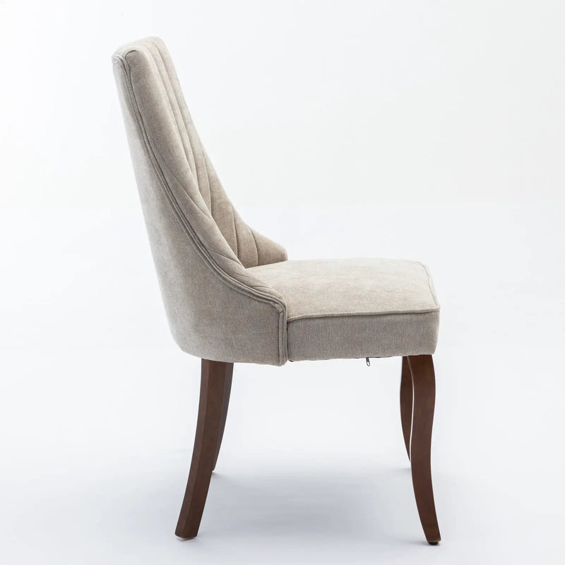 Rayon Cloth Flocking High Back Dining Chair by HouseOfZazla
